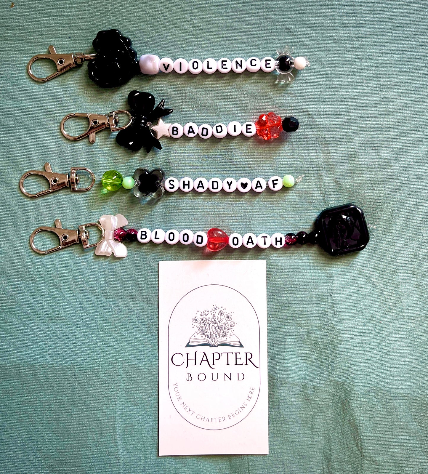 Charmed Beaded Keychains