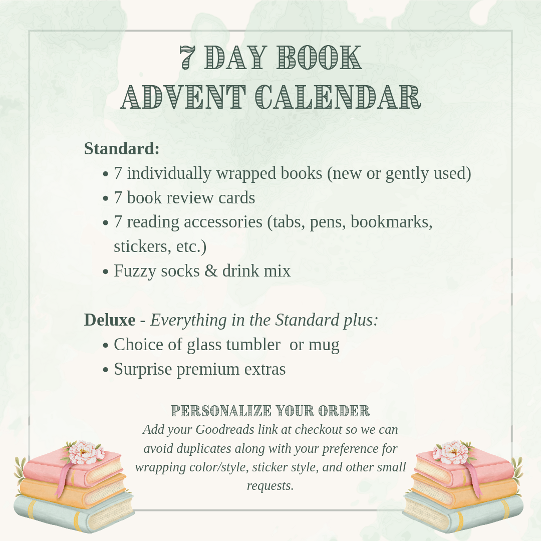7-Day Book Advent Calendar - Standard or Deluxe
