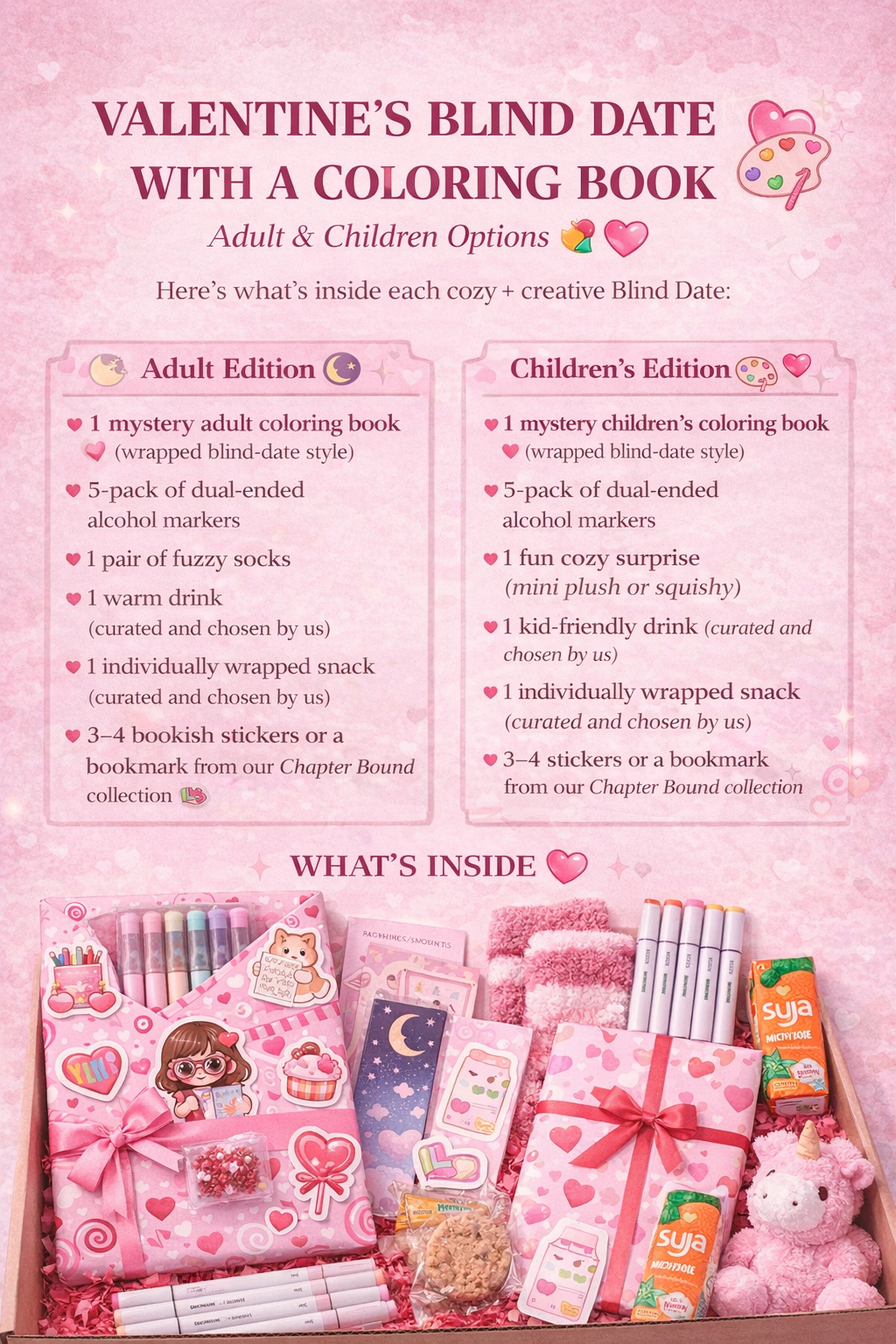 Valentine’s Blind Date with a Coloring Book