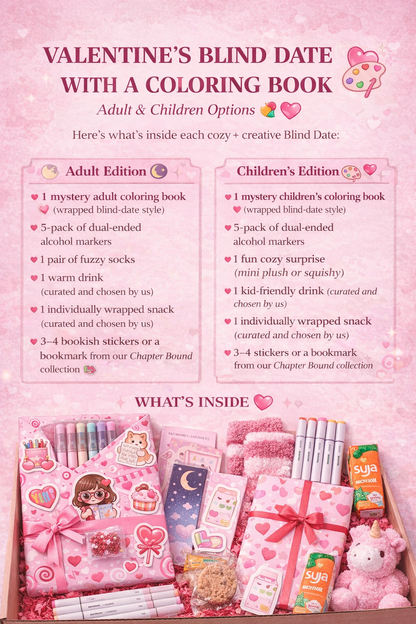 Valentine’s Blind Date with a Coloring Book