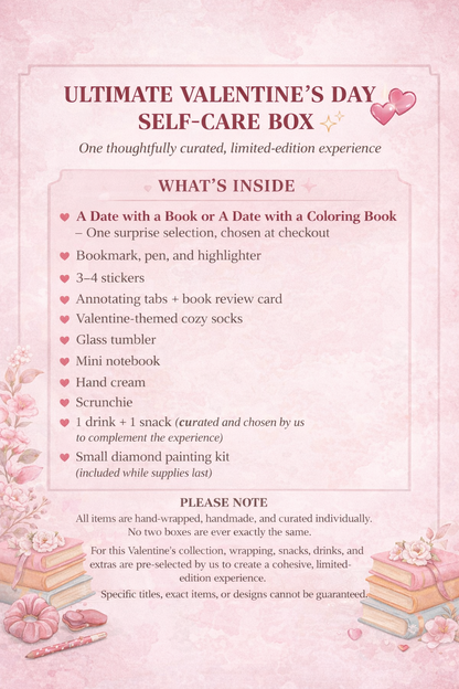 Valentine’s Day Ultimate Self-Care Box 💘✨